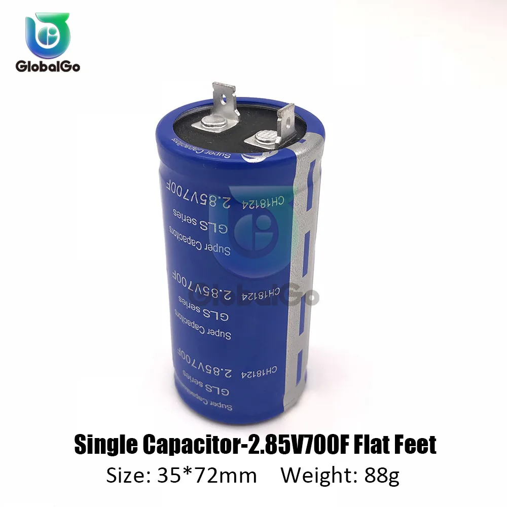 2.7V-500F 2.7V-360F 2.8V-600F 2.85V-700F сверх яркий конденсатор Батарея для игрушечных автомобилей Мотор Умный домашний источник энергии конденсаторы 2pin