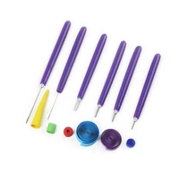 6pcs scrapbooking material tools quilling paper pen arts and crafts supplies handle diy origami tissue paper roll quilled tool