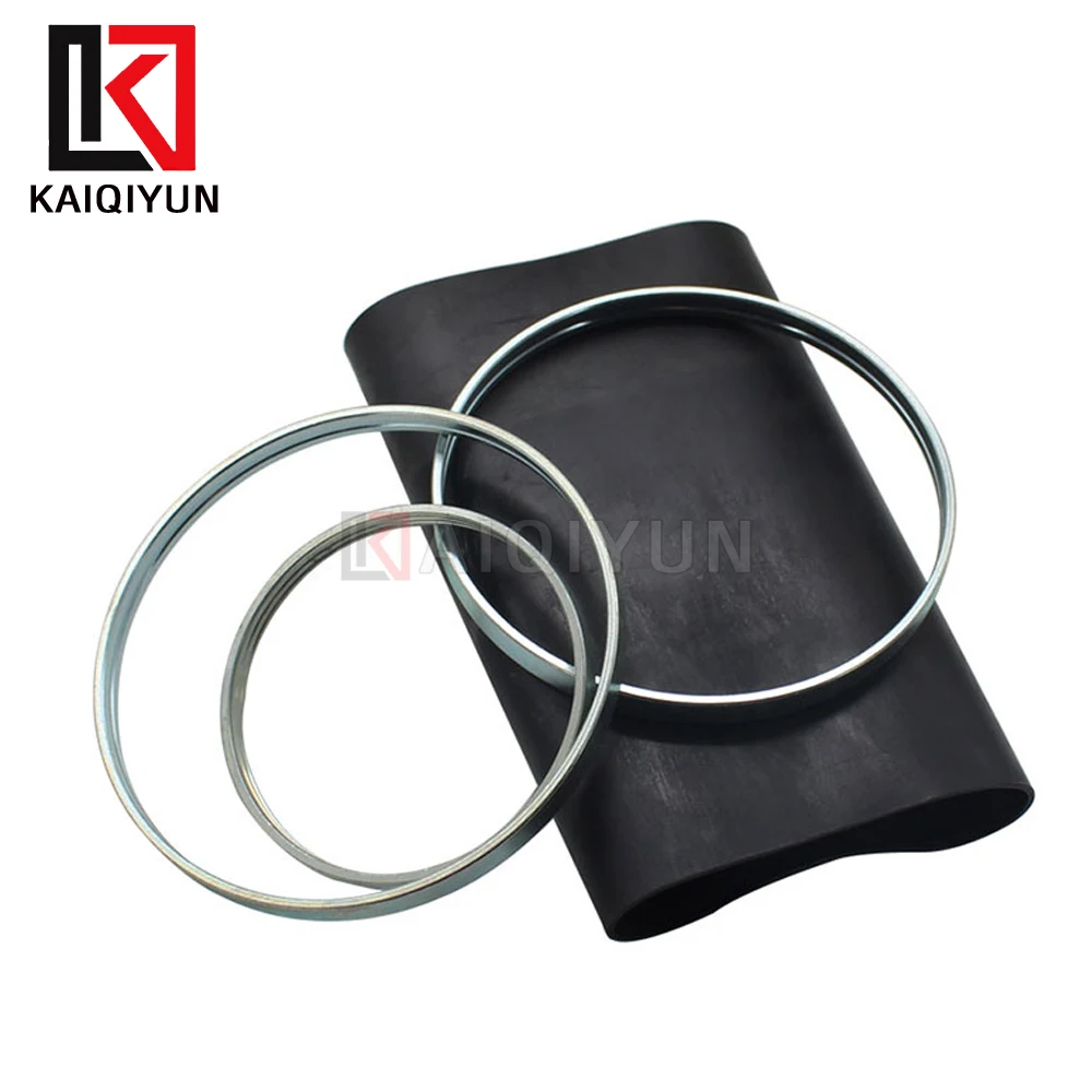 

For Audi A6 C6 4F Front Air Spring Rubber Sleeve with rings Air Suspension Shock Repair Kits Bellow 4F0616039AA 4F0616040AA