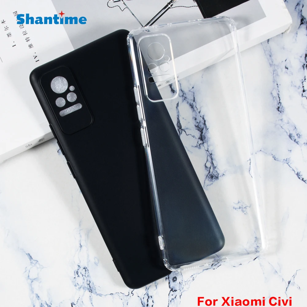 

Силиконовый защитный чехол для Xiaomi Civi, мягкий чехол из ТПУ