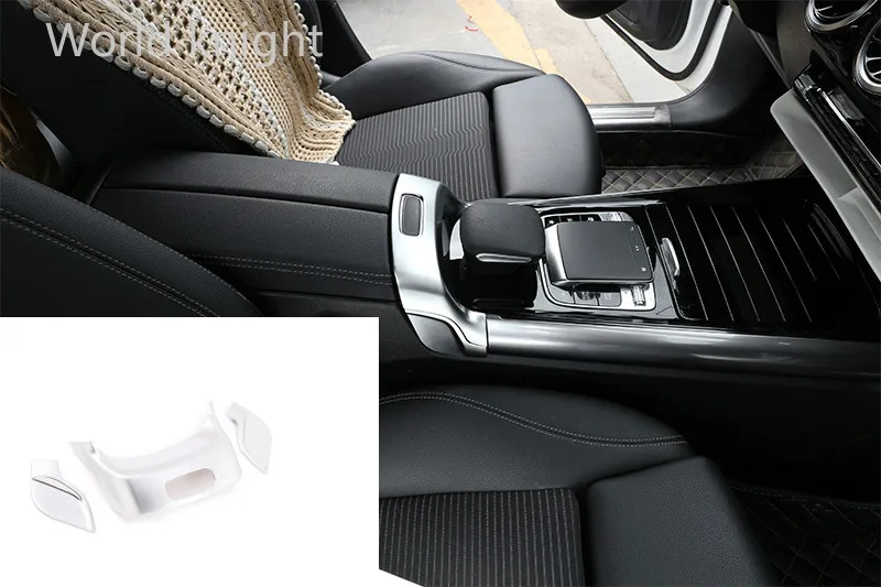 

Car Interior Center Armrest Box Switch Button Frame Cover Trim ABS For Mercedes Benz B GLB Class W247 X247 2019-2020 Accessories