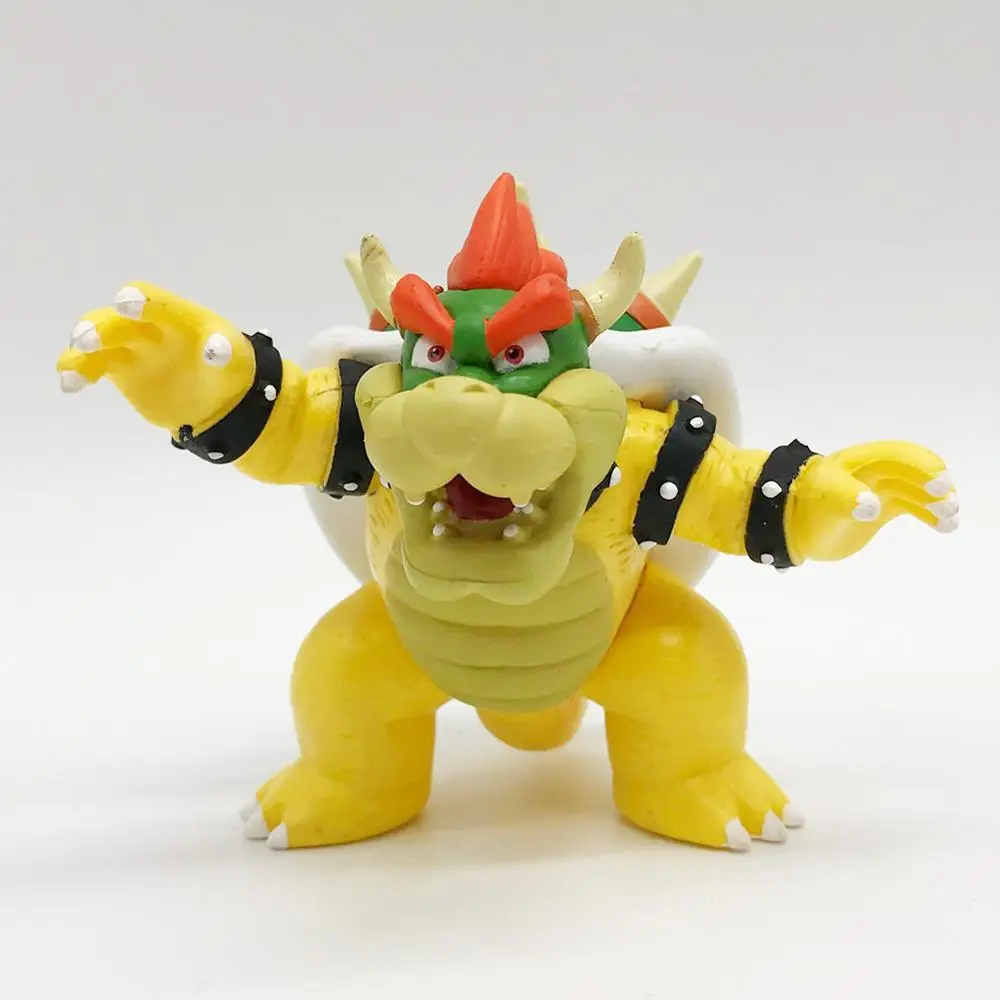 Пвх фигурки героев игры Super Mario Bros King Bowser игрушки модели 12 см|Игровые и