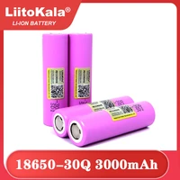 liitokala 3 6v 18650 original icr18650 30q 18650 3000mah 3 7v lithium rechargeable battery electronic tools batteries