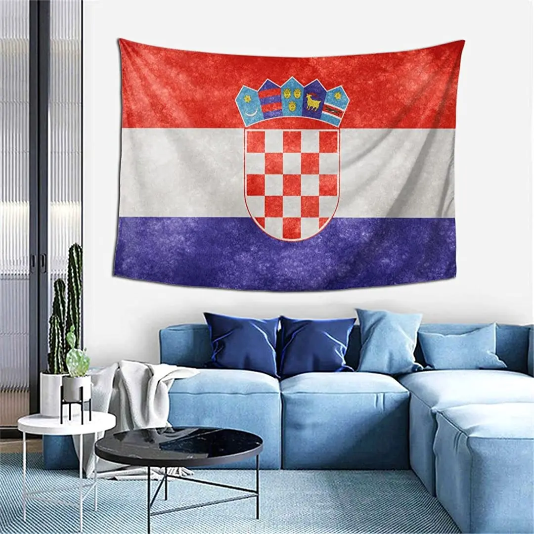 

Flag of Croatia Tapestries Decorative Tapestry Family Bedroom Tapestry 6040 inch