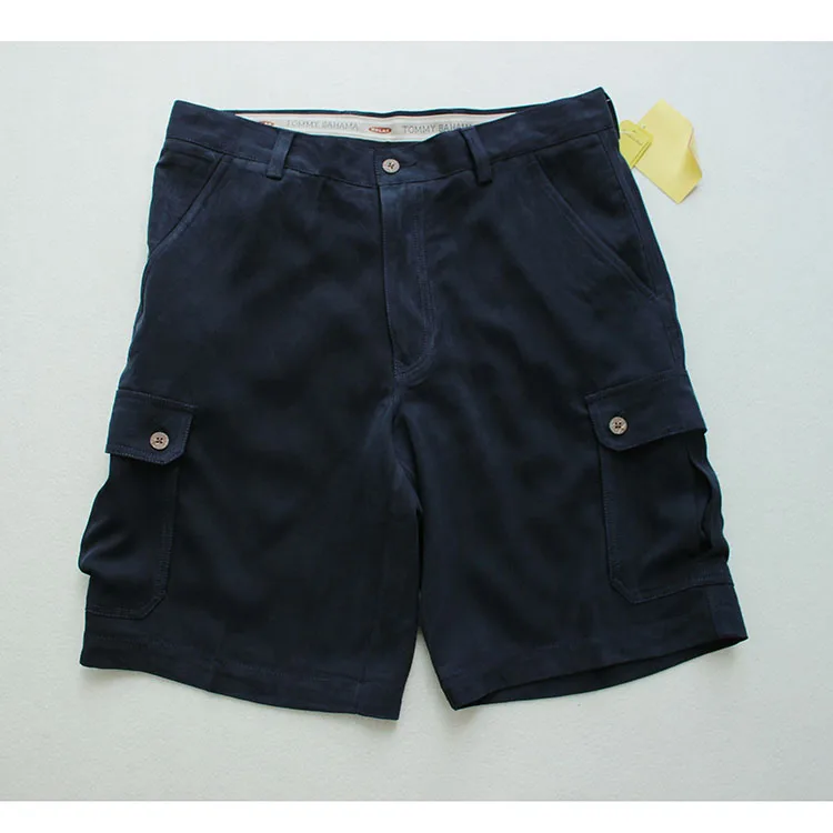 7 Цвета доступны для мужчин повседневные короткие штаны летние шелковые в