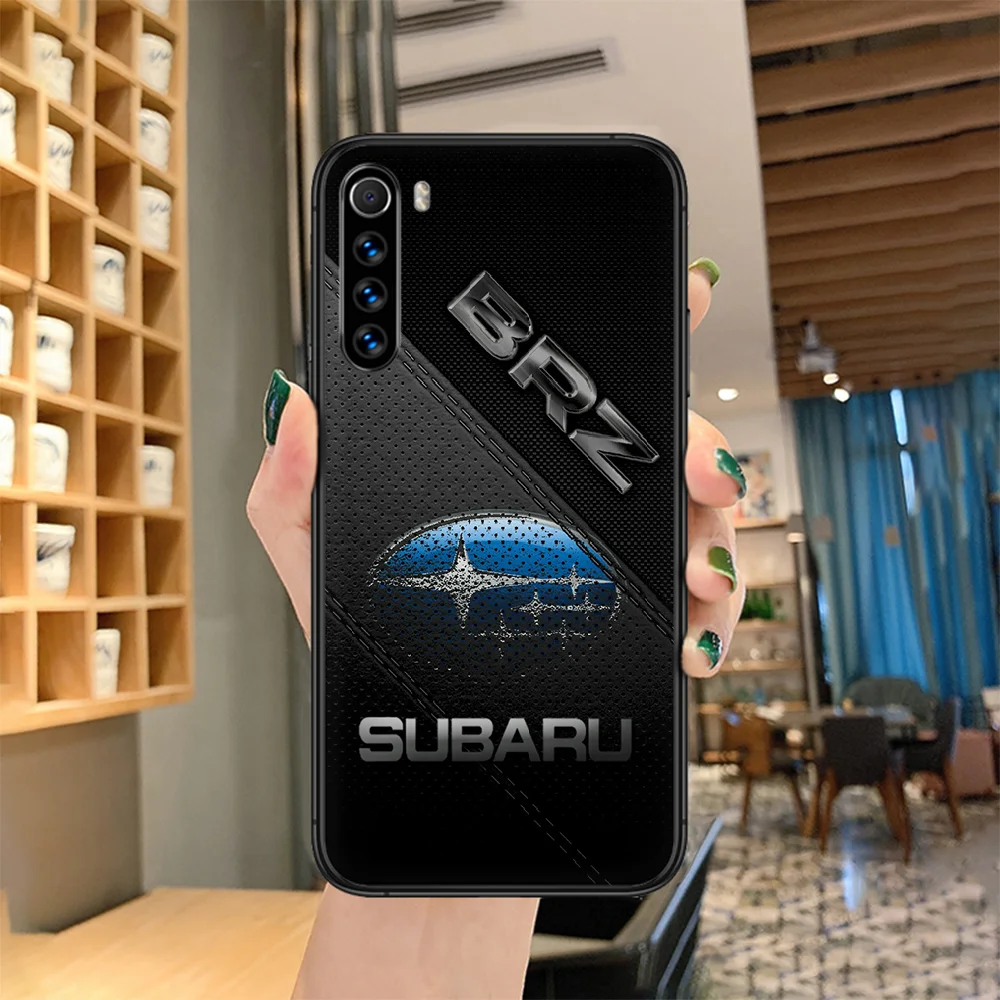 

JDM Car Logo Phone Case For Xiaomi Redmi Note 7 8 8T 9 9S 4X 7 7A 9A K30 Pro Ultra black Hoesjes Tpu Waterproof 3D Coque Luxury