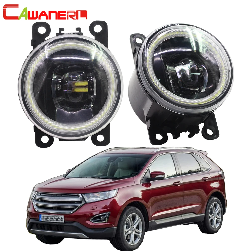 Cawanerl для Ford Edge 2015-2017 автомобиля 4000LM светодиодный светильник передние