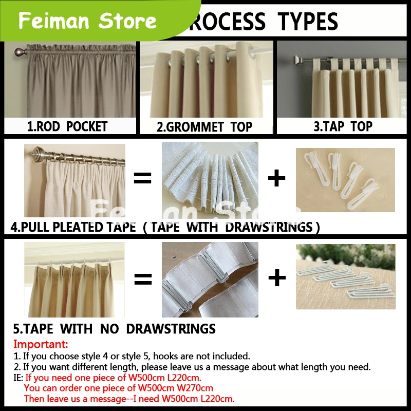 Деревенский стиль обработки окон 3d шторы с тюлем Кухонная дверь украшение для