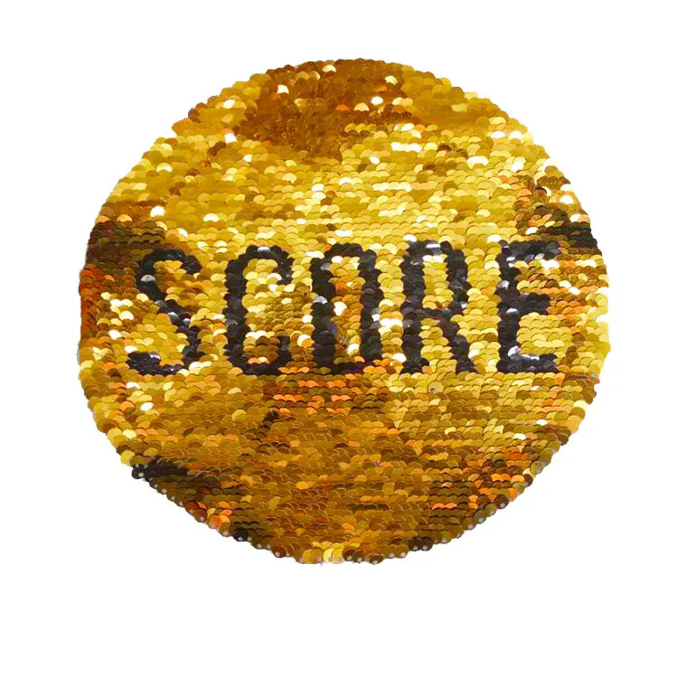 Большие футбольные нашивки с вышивкой и блестками GUGUTREE Детские значки