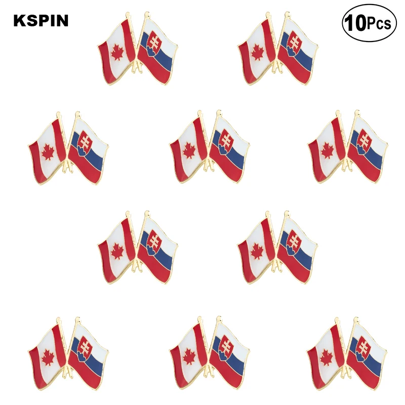 Флаг Канады и Венгрии Нагрудный значок флаг брошь значки 10 шт. в партии | Дом сад