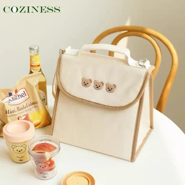 

COZINESS Mommy Bag For Newborns To Go Out Portable Mother Bags Fresh-Keeping Heat Preservation Lunch Tote Bag Single Shoulder