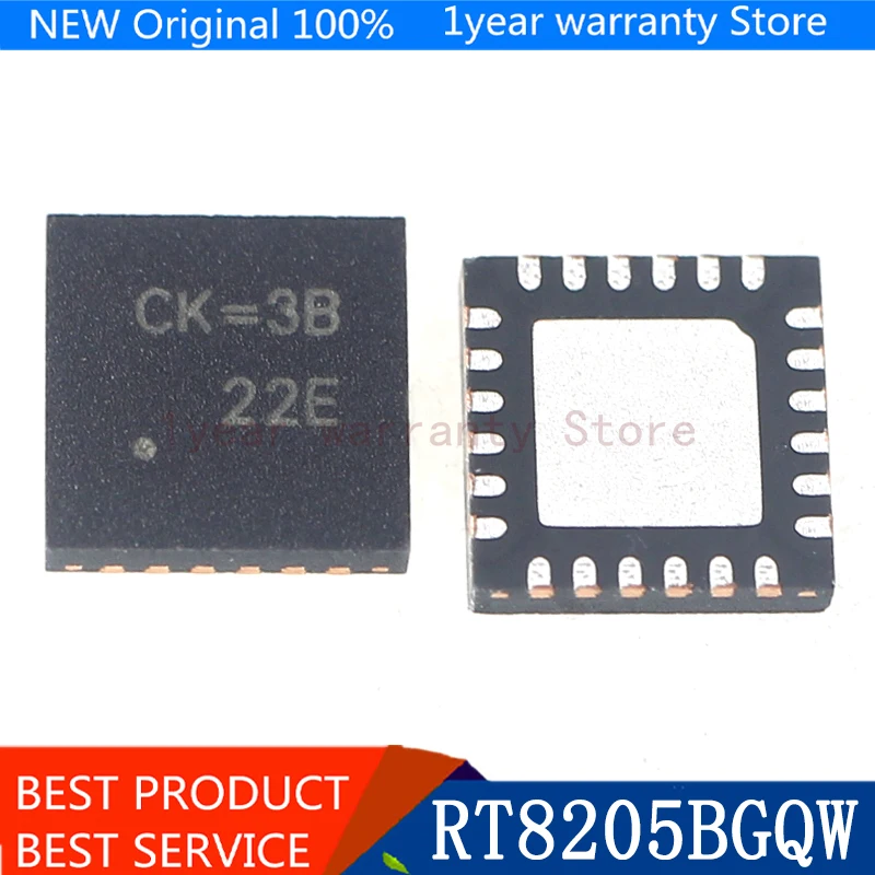 

{ New original } 10pcs RT8205BGQW RT8205B CK=EM CK=CM CK= QFN
