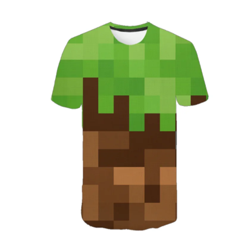 

T-Shirt Boy Funny Robloxing Game Cartoon Short Sleeve 3D Printed Kids T-Shirt Summer Kids Girls Top Kids Clothing 3-14Year old