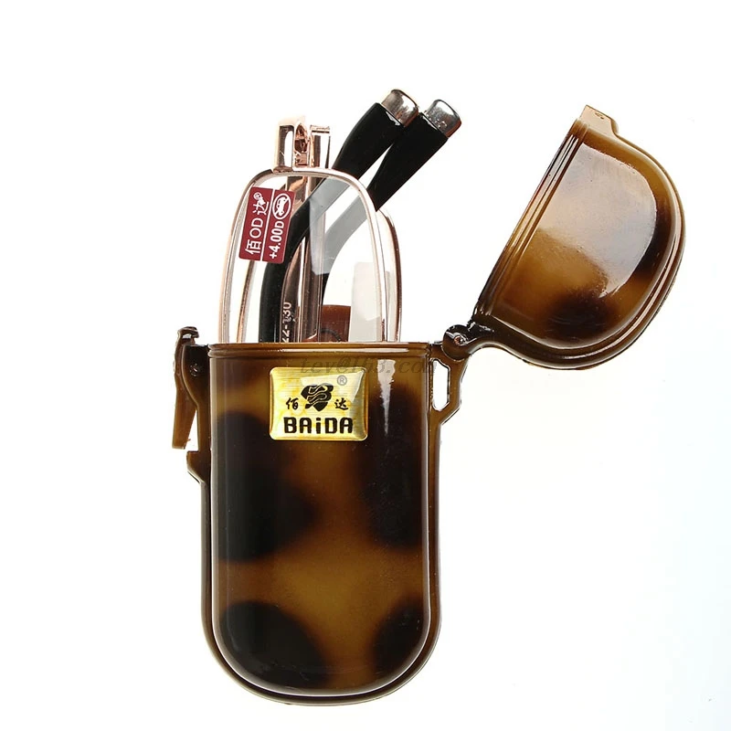 Модные складные очки для чтения унисекс 1 5 2 3 и 4 0 дюйма мини в полной оправе|foldable