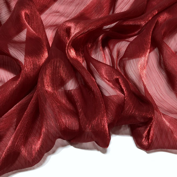 Тюль марля сетка для женского платья рубашка черный белый синий зеленый красный