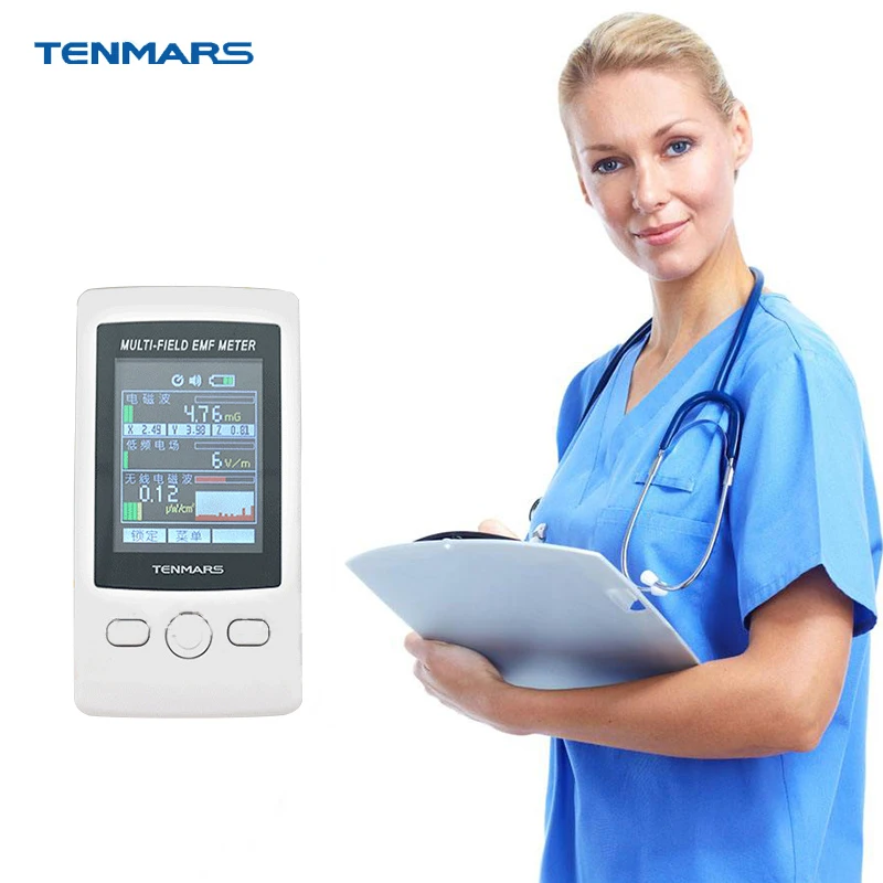 TM 190 Многофункциональный Гаусс 3 осевой Магнитный Электрический RF измеритель