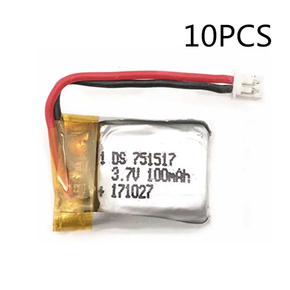 3 7 в 100 мАч 751517 литий полимерный для фототехники cx10 CX12 JJ810 JJ820 V646 V676 RC вертолет