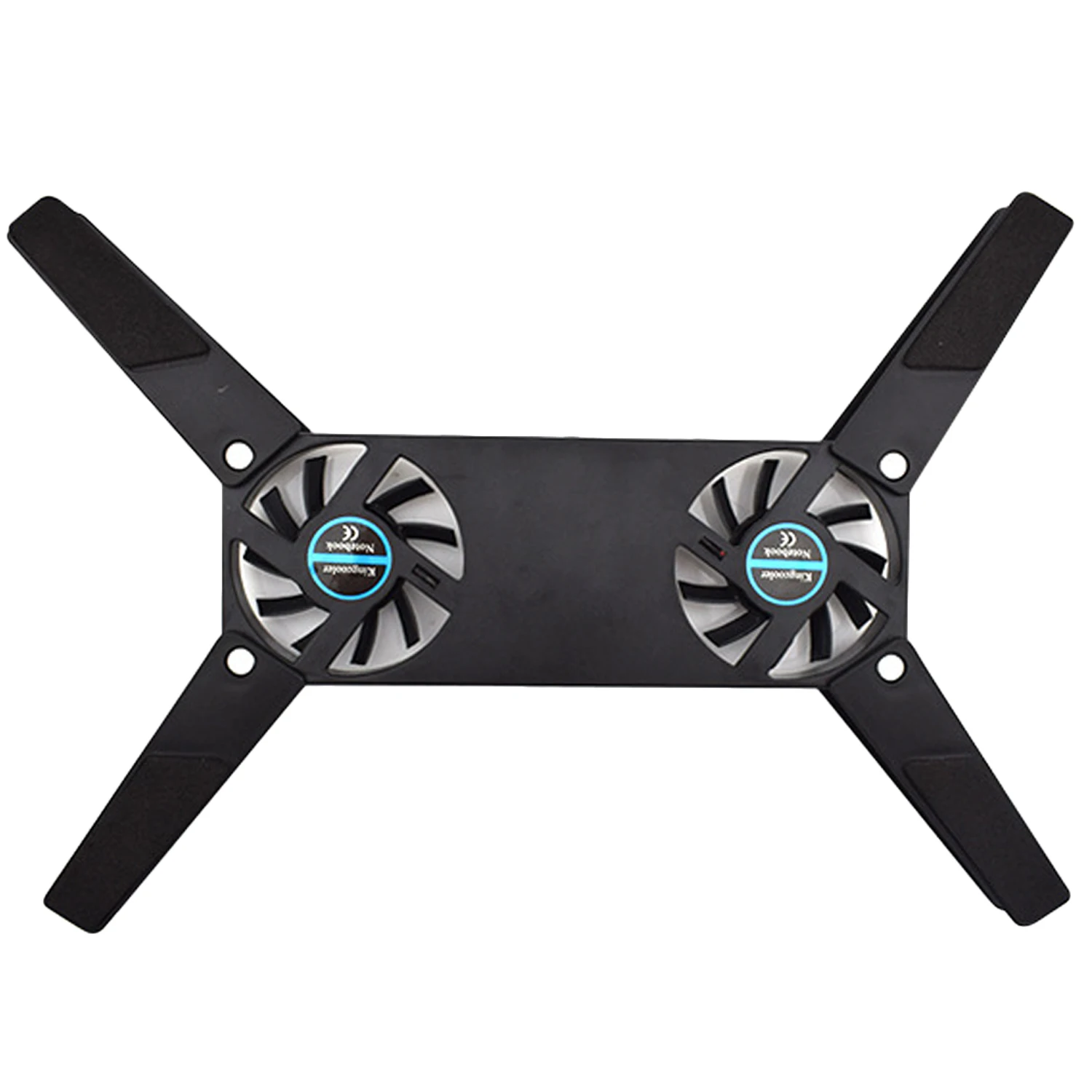 Портативный складной кулер Besegad для ноутбука охлаждающая подставка с двумя