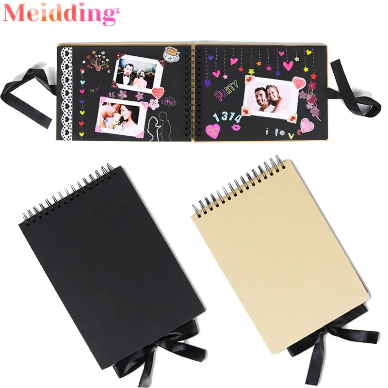 20 страниц DIY Фотоальбом для влюбленных на день рождения свадьбу подарки Святого