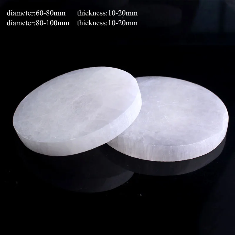 Натуральные белые горки селенита лечебные хрустальные камни заряжаемая круглая