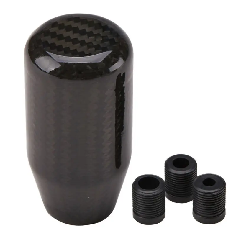 

Universal Shift Knob Shifter 100% Real Carbon Fiber Car Gear Accessory