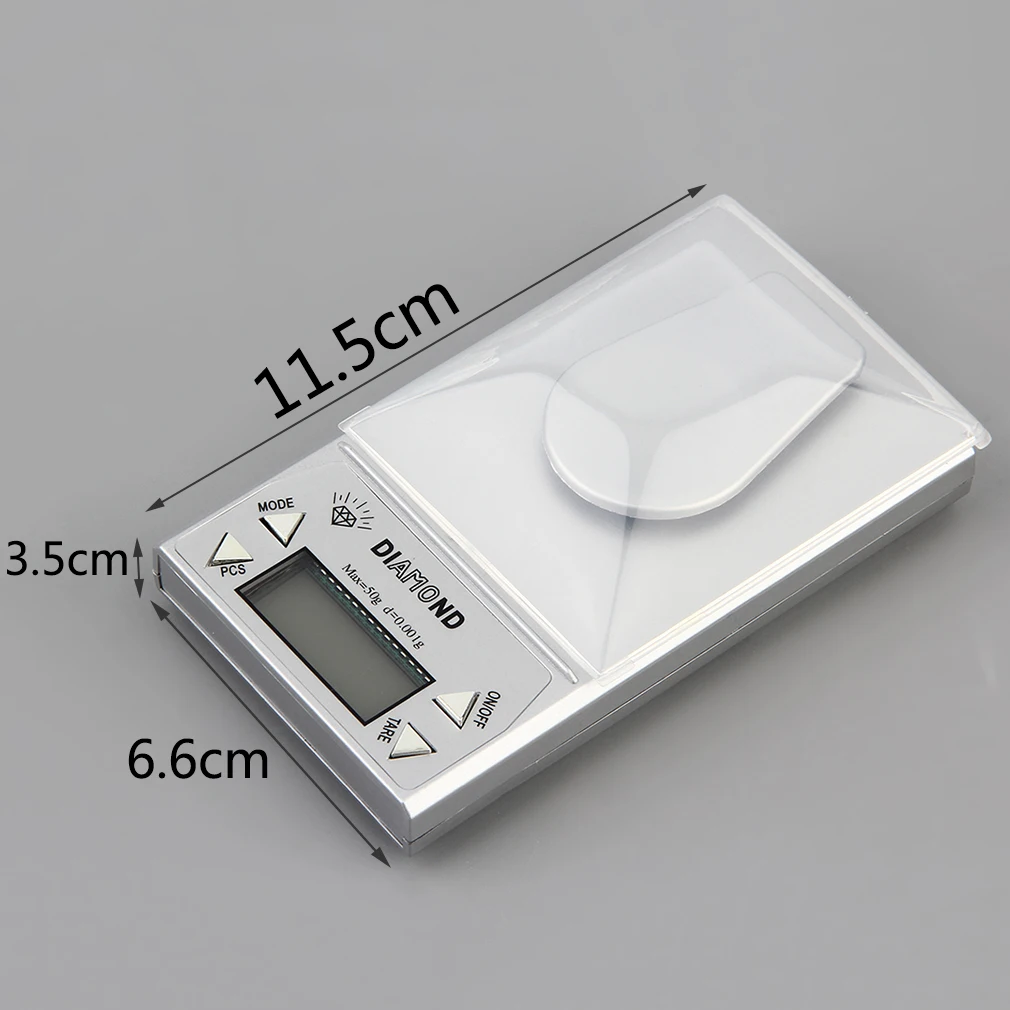 

High Precision Compact and Portable Experiment 10/20/50G 0.001g LCD Lab Digital Jewelry Scale Herb Balance Weight Gram