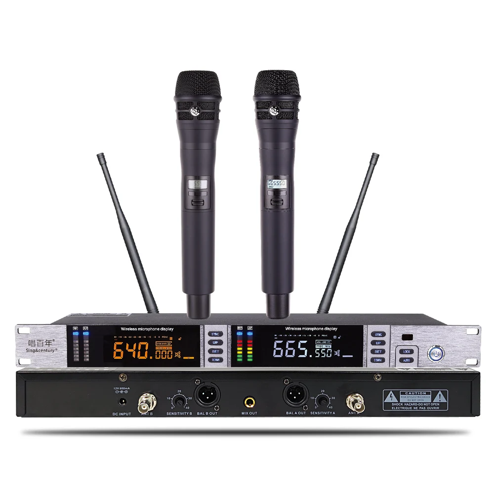 

Low price condenser system car karaoke wireless microphone ip