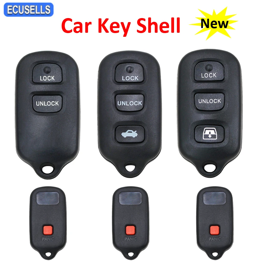 2 + 1/3 1 кнопка дистанционного ключа автомобиля чехол для Toyota Highlander 4Runner Sequoia Prius RAV4