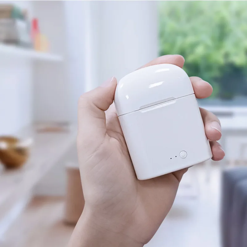 I7 Tws Наушники Беспроводные Bluetooth 5 0 наушники с микрофоном зарядная коробка