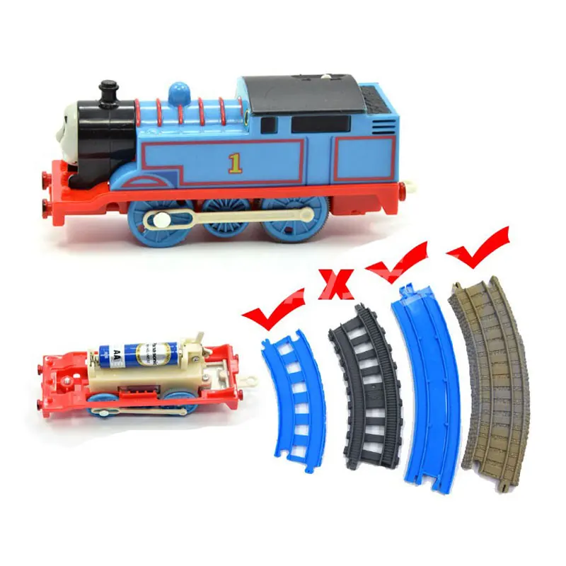 Электрический поезд Thomas and friends игрушка из сплава пластиковая дорожка