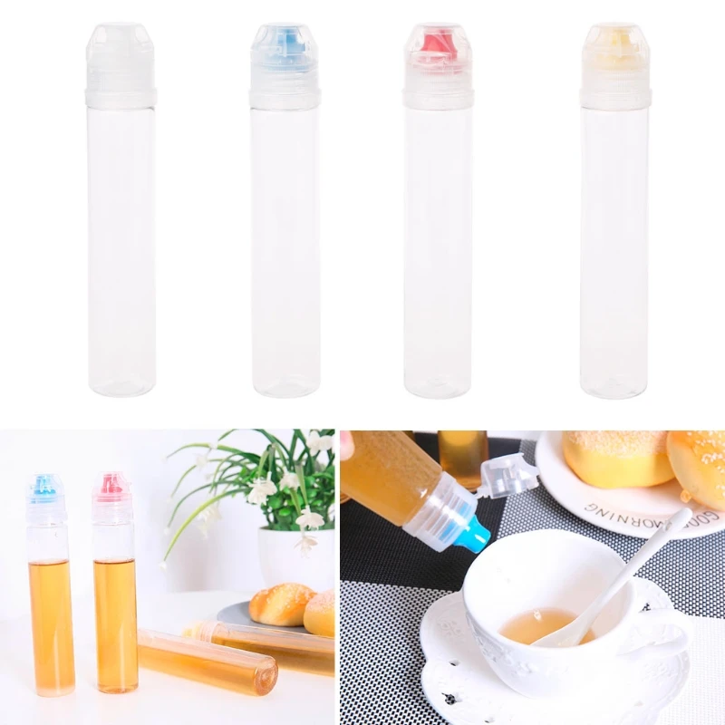 

Kitchen Plastic Squeeze Bottle Condiment Dispenser For Salad Sauce Ketchup Honey