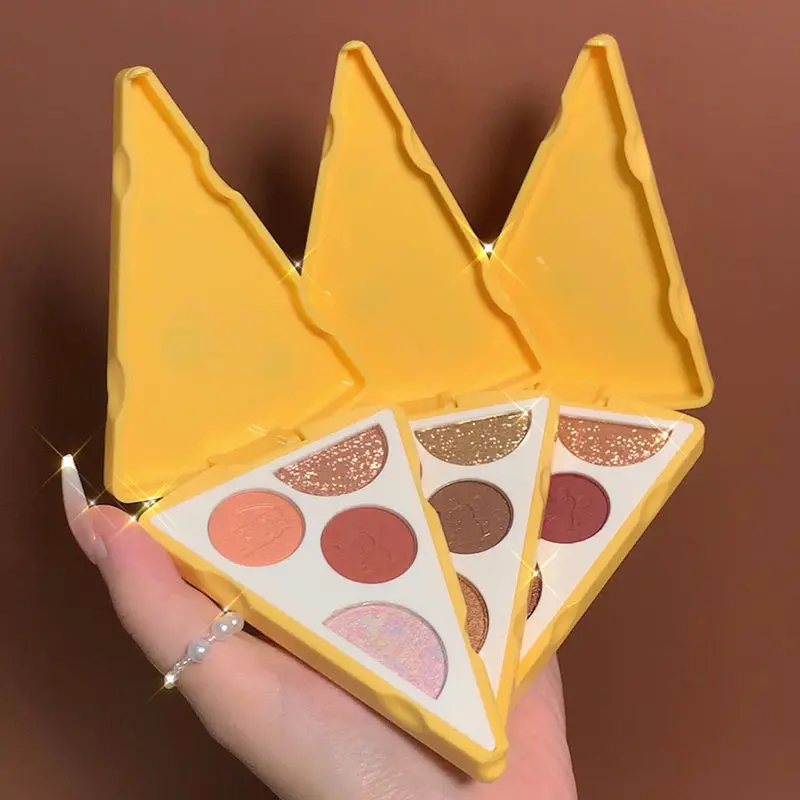 

Cheese cheese, four eyeshadow, earth color INS, super flashing powder, pearlescent, matte, student girl daily parity.