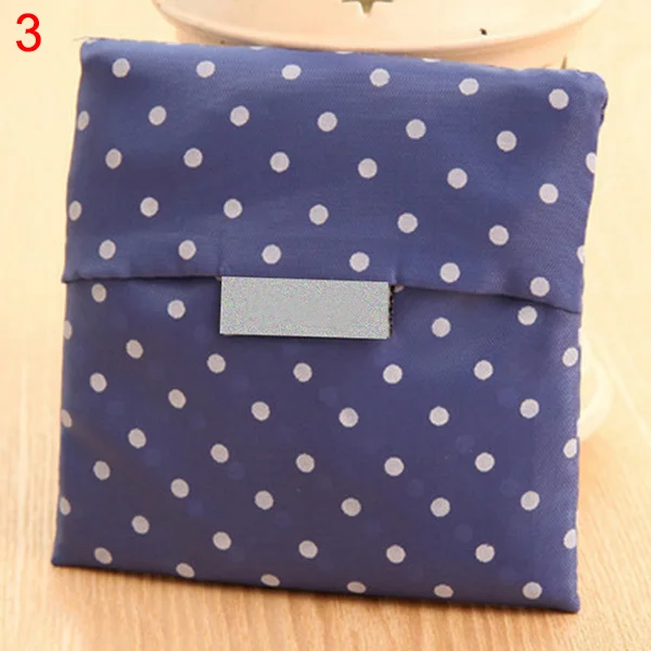 Милая Дамская продуктовая складная сумка квадратная хозяйственная многоразовая