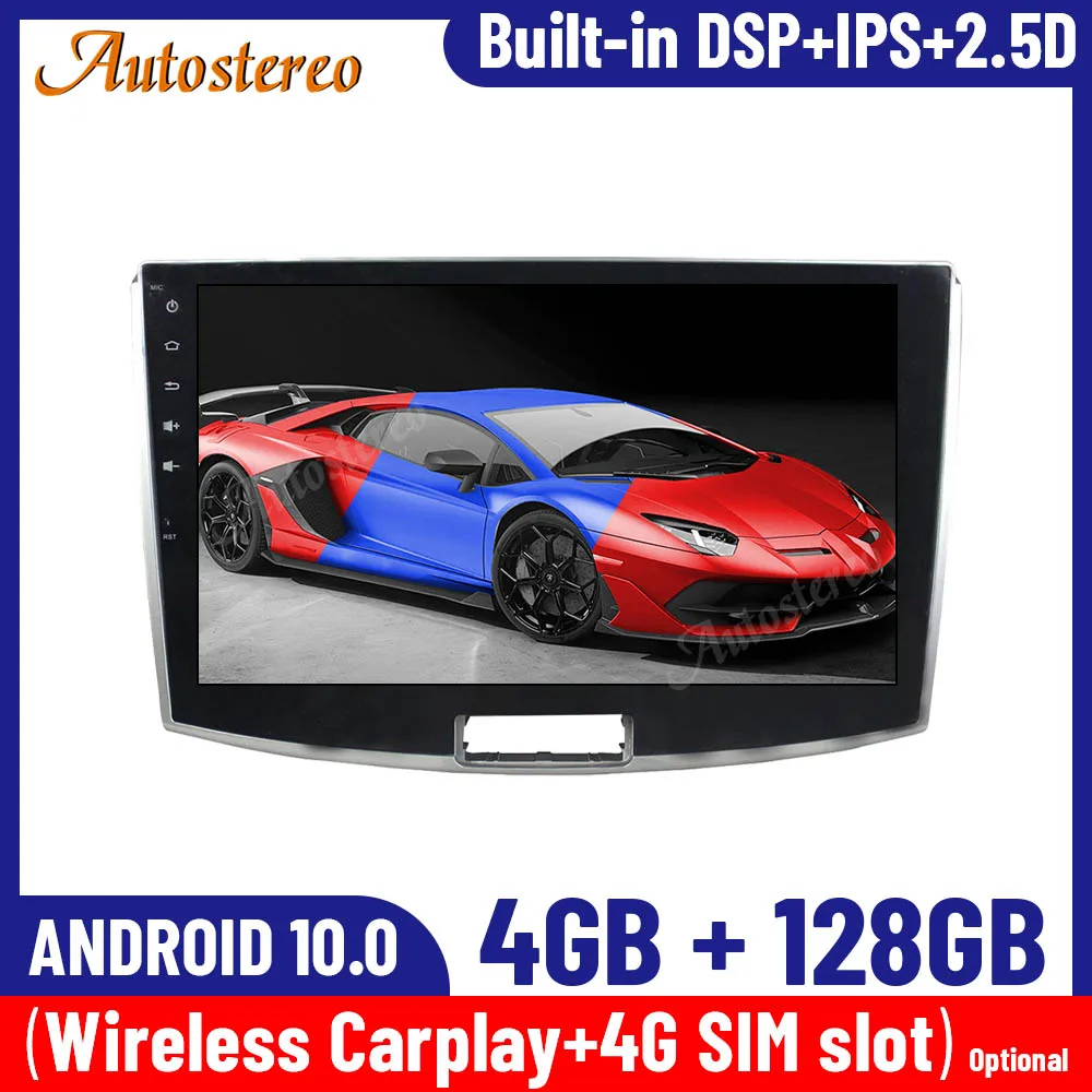 

4+128G Android 10.0 Carplay For Volkswagen Magotan 2012-2015 Full Touch Car GPS Navigation Multimedia Player Auto Radio Headunit
