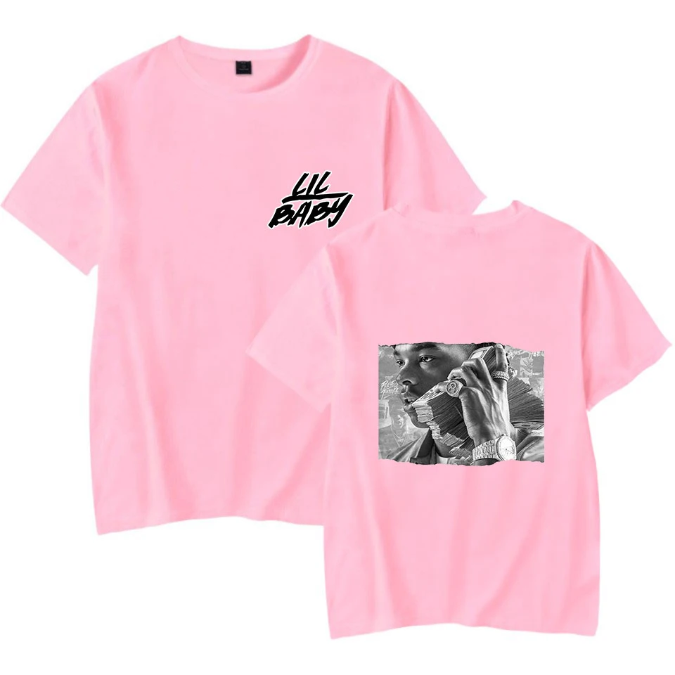 

WAWNI Lil Baby 2020 New Fashion Unisex Summer Short-Sleeved T-Shirt Harajuku Fashion Style Casual Short-Sleeved Polyester Fabric