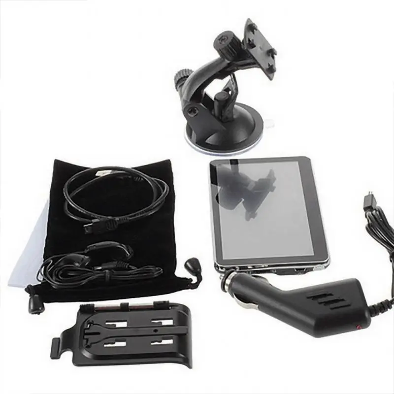 5 Inches Screen 480 X 272 Resolution Portable FM Emission Handwritten Input Voice Navigation 3D Map Vehicle GPS Navigator |