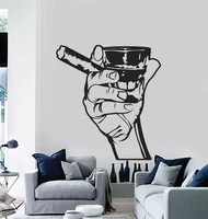 whiskey rum wall sticker drink alcohol mens bar cigar lounge home living room man cave decoration vinyl decal mens gifts 10