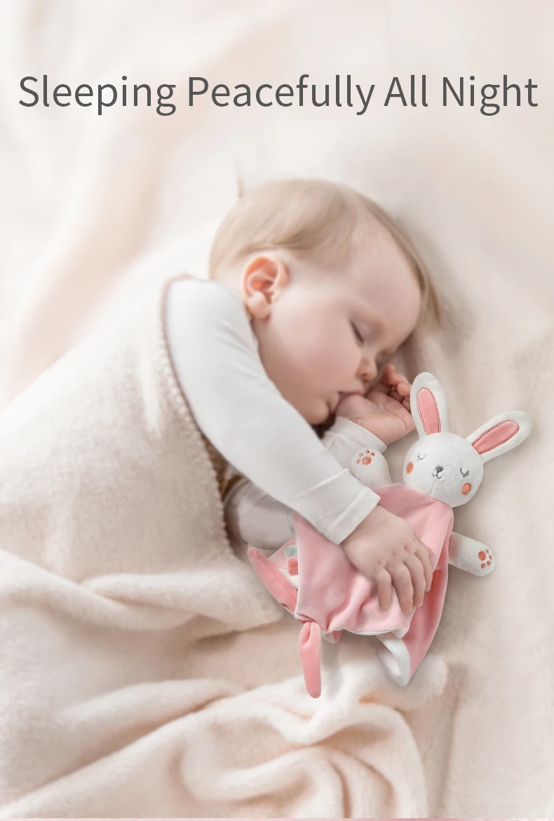 BabyGo детское успокаивающее полотенце, мягкая плюшевая комфортная игрушка, спящий артефакт, животное, медведь, слон, комфортная Детская кукла, игрушка