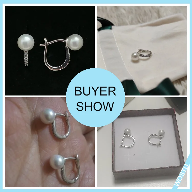 Женские серьги-гвоздики в виде ракушек из серебра 925 пробы | Украшения и