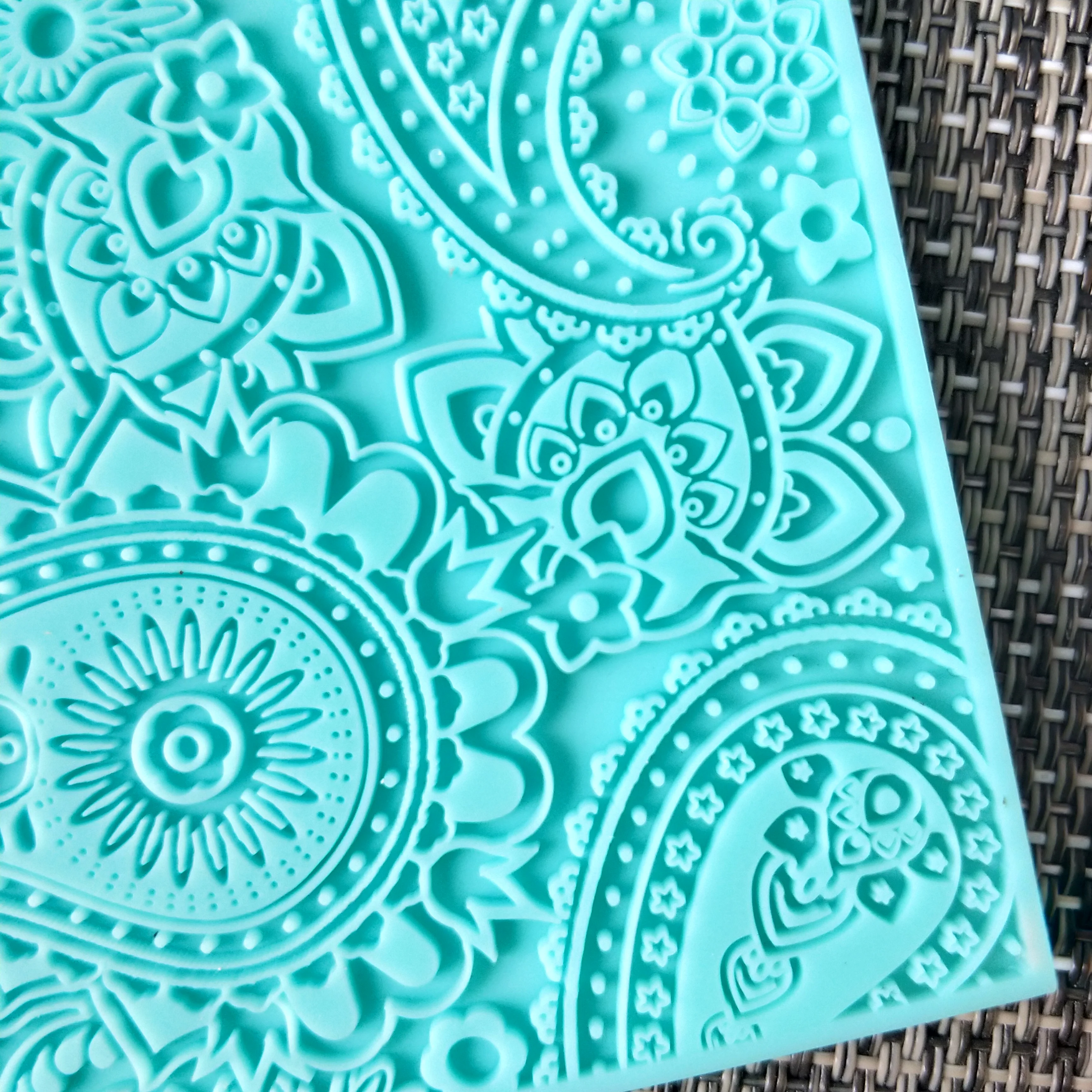 Силиконовый мыльный коврик F5685 рельефная форма для мыла ручной работы украшение