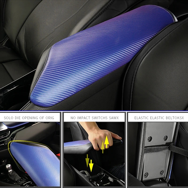 Из искусственной кожи автомобиль Подлокотник Обложка для Toyota C HR 2020 2019