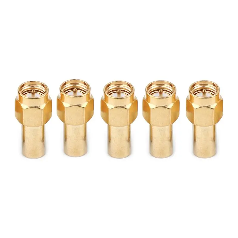 

5 шт./компл. фоторадиочастотный коаксиальный адаптер SMA-штекер концевой разъем для подзарядки