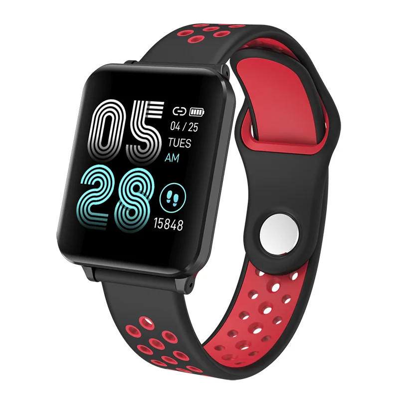 P1 спортивные Смарт-часы для мужчин и женщин мониторинг сердечного ритма