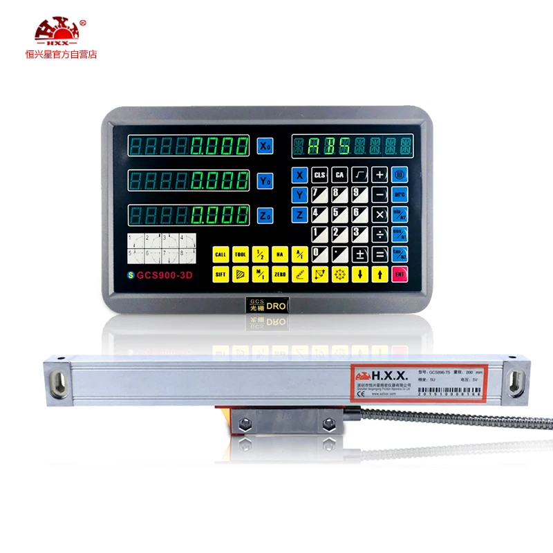 3 осевой светодиодный экран Dro system с цифровыми линейными весами 5u подходит для