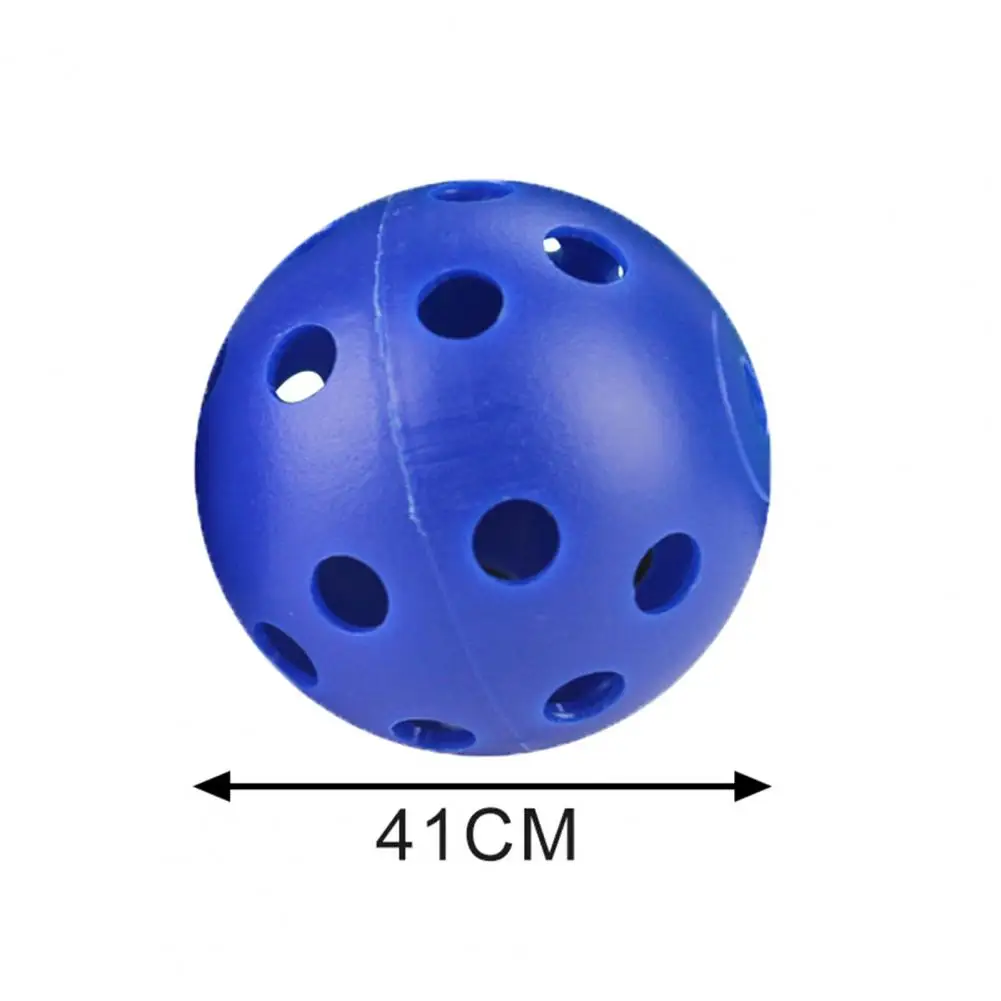 

10Pcs Golf Balls Elastic Safety PE Perforated Have Hole Golf Training Aids for Golf Lover