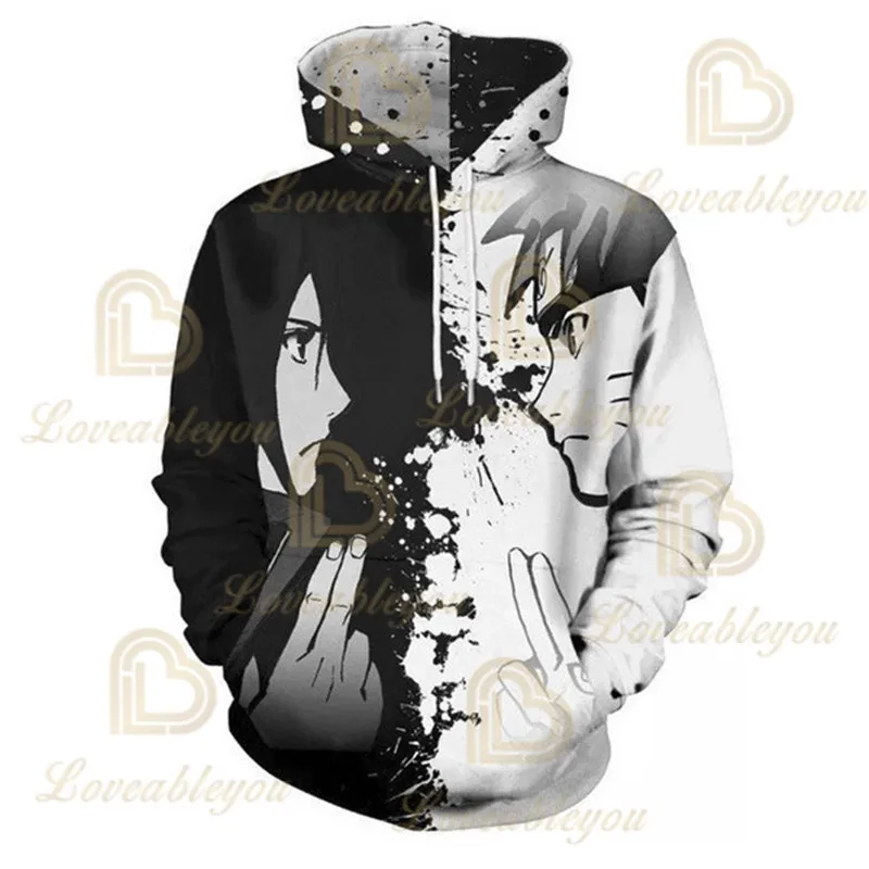 Горячая Naru толстовки куртка Для мужчин 3D свитшот с принтом плащ Акацуки Учиха Itach