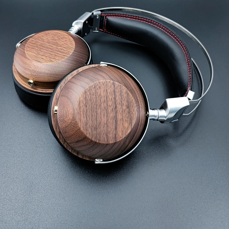 Большой деревянный корпус для наушников 45 мм, 50 мм, 53 мм, Накладные ...