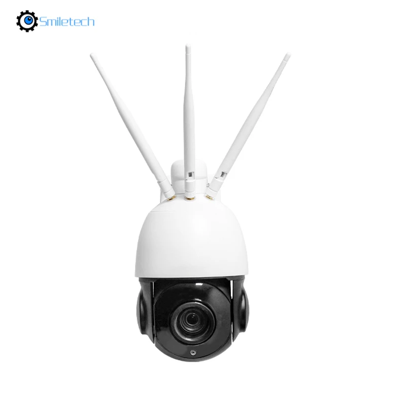 

4 inch 20X optical zoom 5MP outdoor 60m IR 4G WIFI PTZ camera Waterproof IP66 128GB TF card slot solar 4G IR speed dome