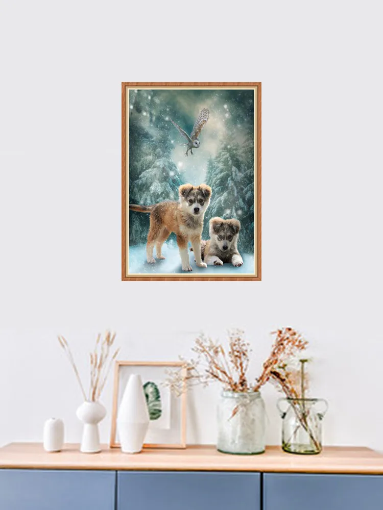 Набор для алмазной вышивки сделай сам животное пейзаж узор украшение дома 5D