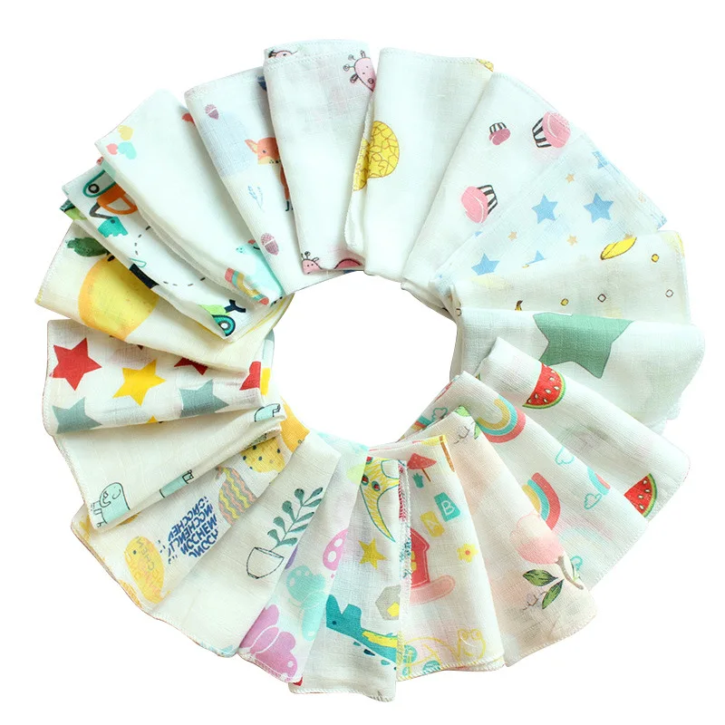 Toallas de gasa para beb&eacute; reci&eacute;n nacido, pa&ntilde;os de lactancia para eructar, muselina, pa&ntilde;uelo de tela para ni&ntilde;os y ni&ntilde;as, 10/5 piezas-5